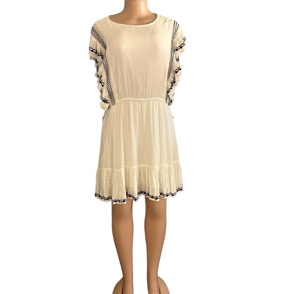 Free People Weekend Brunch Mini Dress White